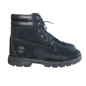Timberland Women's Linden Woods Size 7.5 Waterproof Black Suede
